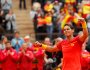 PHOTOS: Rafa defeats Kohlschreiber and wins the first point for Spain vs Germany